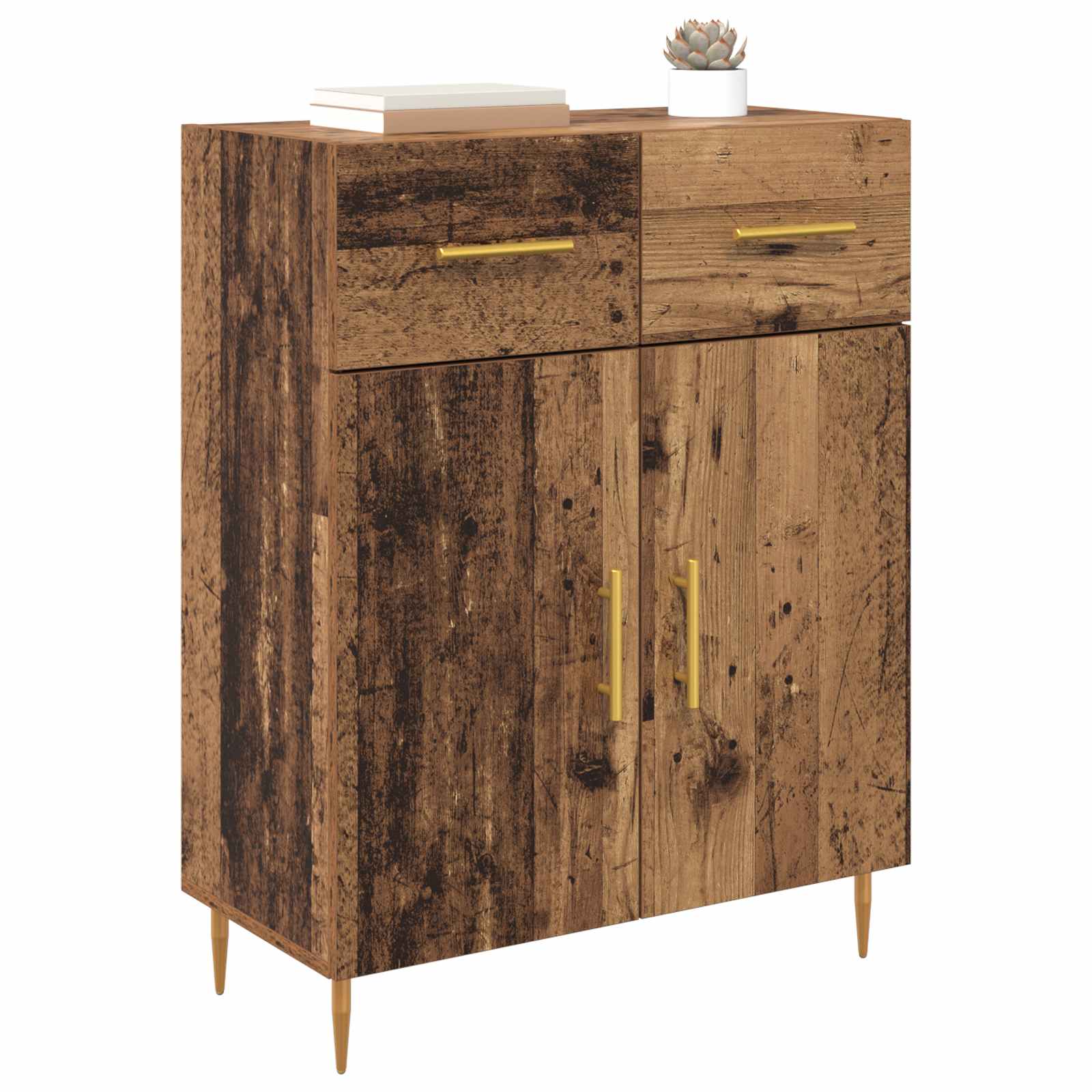 vidaXL Sideboard Old Wood 69.5 x 34 x 90 cm Engineered Wood 3