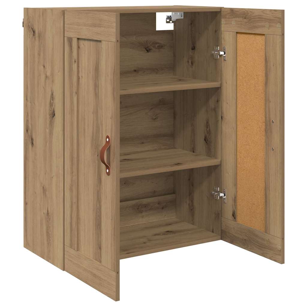 vidaXL Wall Mounted Cabinet Artisan Oak 69.5 x 34 x 90 cm 5