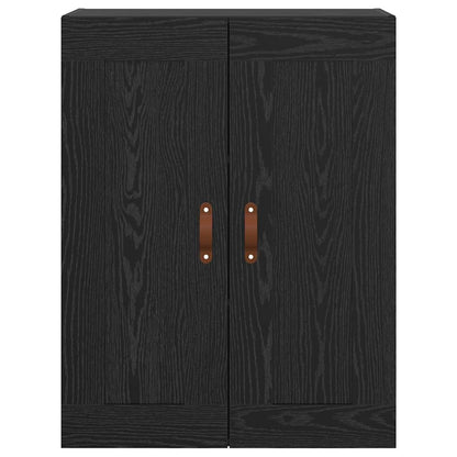 vidaXL Wall Mounted Cabinet Black Oak 69.5 x 34 x 90 cm 6