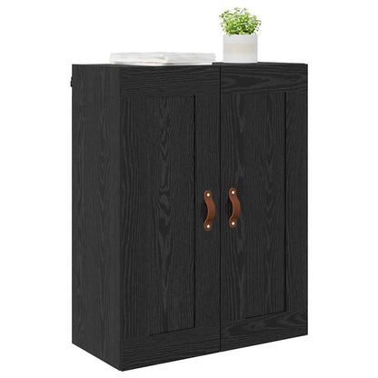 vidaXL Wall Mounted Cabinet Black Oak 69.5 x 34 x 90 cm 3