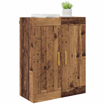 vidaXL Wall Mounted Cabinet Old Wood 69.5 x 34 x 90 cm Engineered Wood 3
