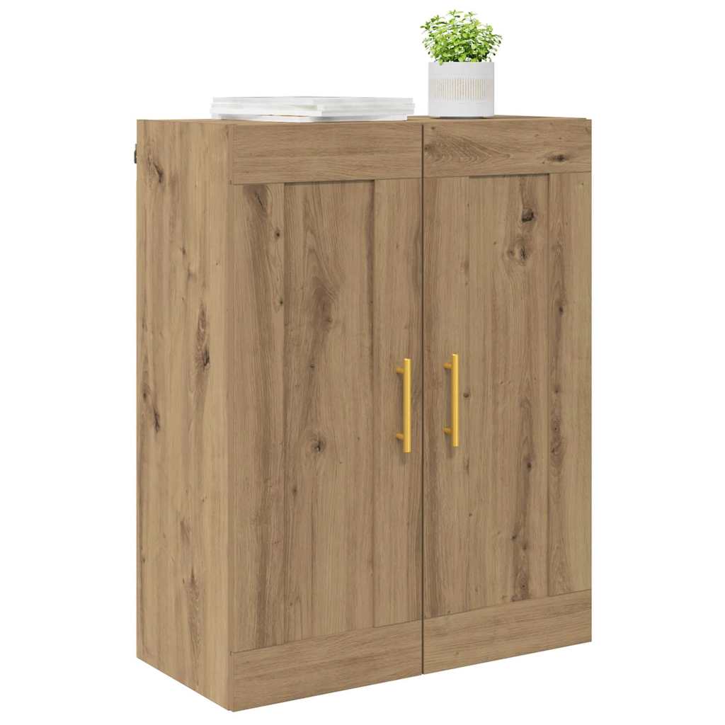 vidaXL Wall Mounted Cabinet Artisan Oak 69.5 x 34 x 90 cm 3