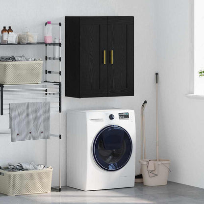 vidaXL Wall Mounted Cabinet Black Oak 69.5 x 34 x 90 cm 1