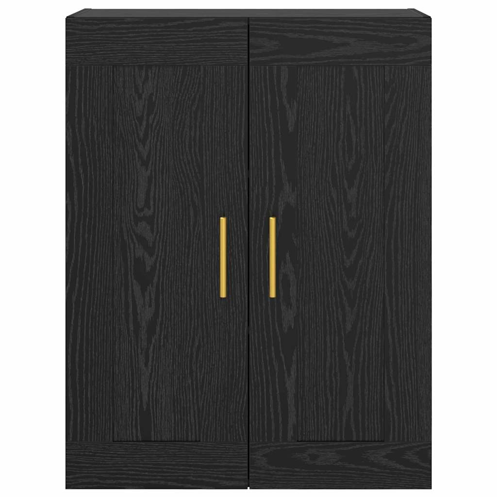 vidaXL Wall Mounted Cabinet Black Oak 69.5 x 34 x 90 cm 6