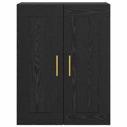 vidaXL Wall Mounted Cabinet Black Oak 69.5 x 34 x 90 cm 6