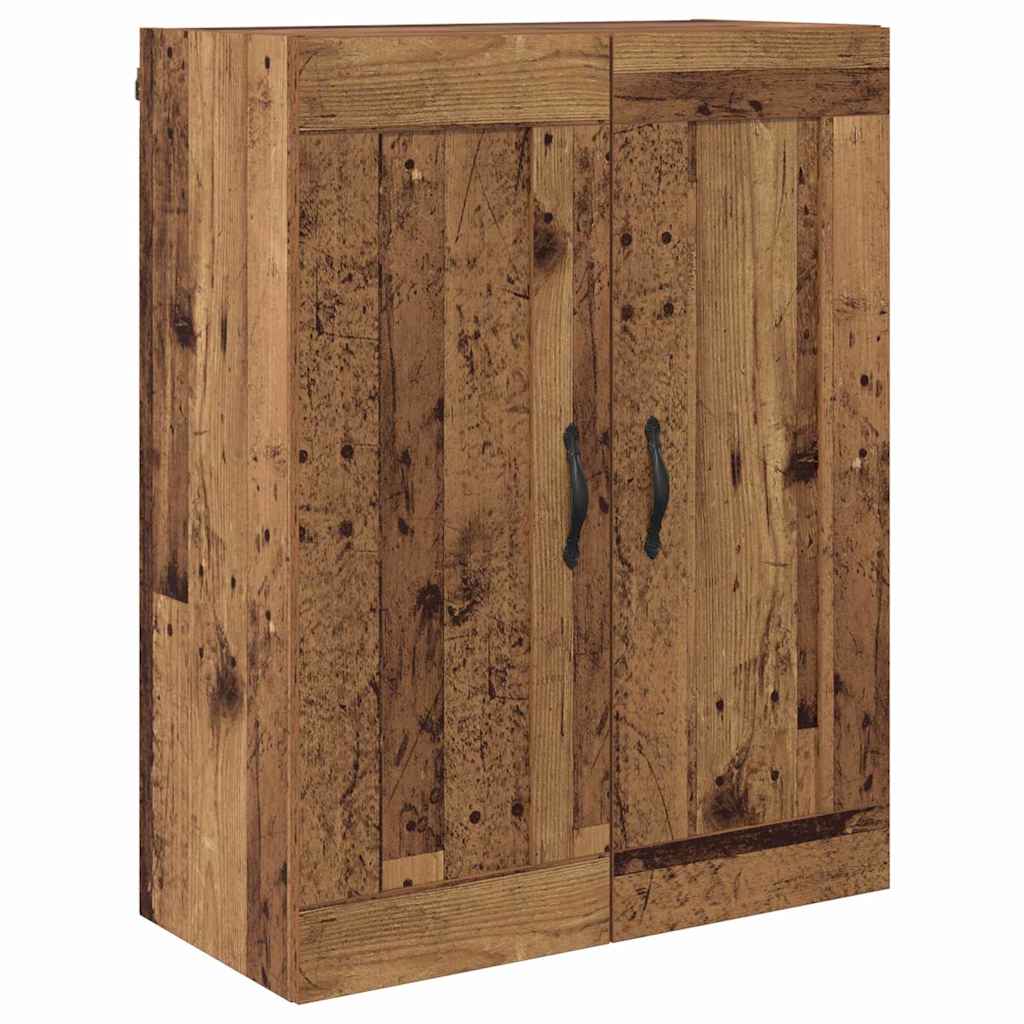 vidaXL Wall Mounted Cabinet Old Wood 69.5 x 34 x 90 cm Engineered Wood 2