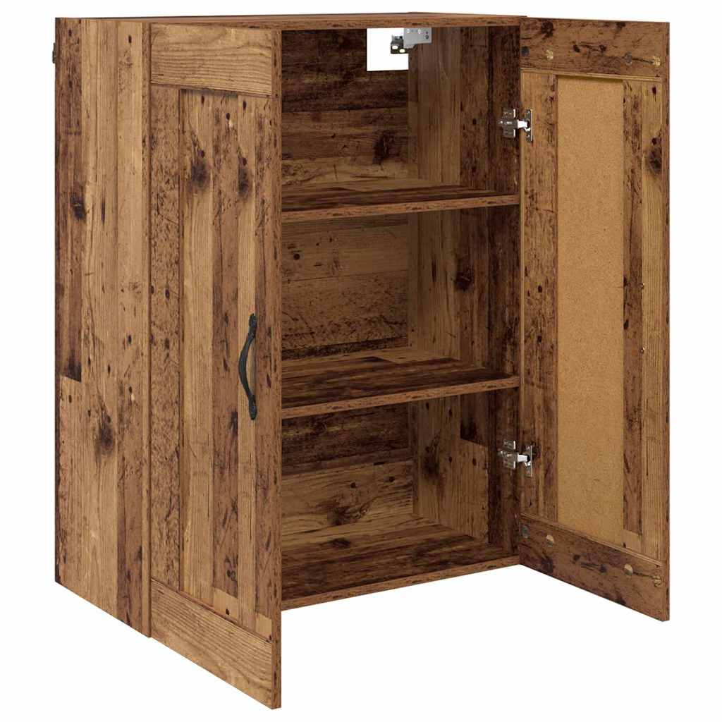 vidaXL Wall Mounted Cabinet Old Wood 69.5 x 34 x 90 cm Engineered Wood 5