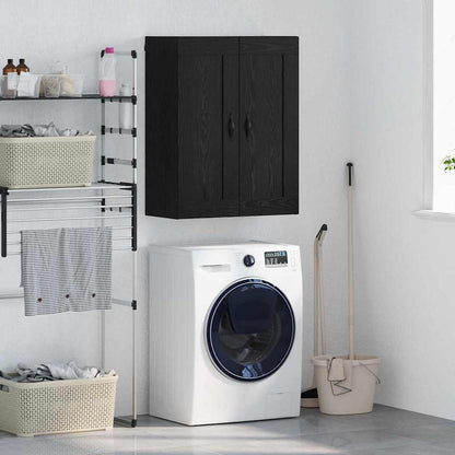 vidaXL Wall Mounted Cabinet Black Oak 69.5 x 34 x 90 cm 1