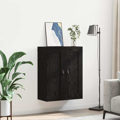 vidaXL Wall Mounted Cabinet Black Oak 69.5 x 34 x 90 cm 4