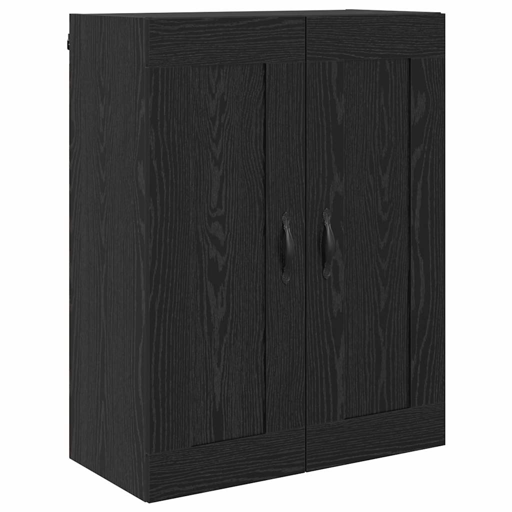 vidaXL Wall Mounted Cabinet Black Oak 69.5 x 34 x 90 cm 2