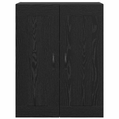 vidaXL Wall Mounted Cabinet Black Oak 69.5 x 34 x 90 cm 6