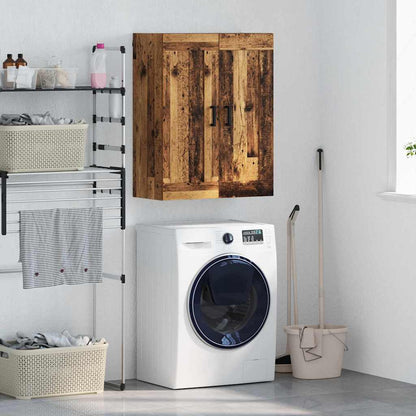 Wall Mounted Cabinet 69,5x34x90 cm Engineered Wood Old wood