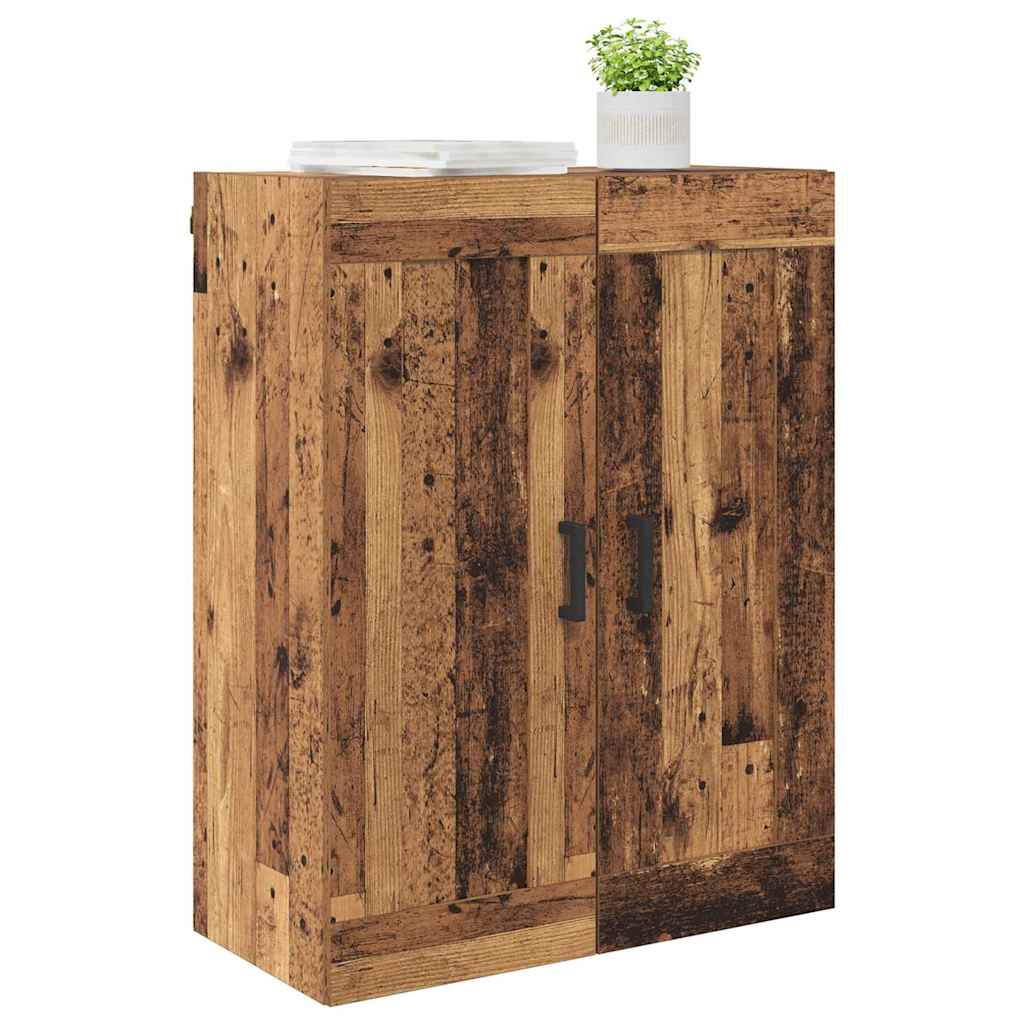 Wall Mounted Cabinet 69,5x34x90 cm Engineered Wood Old wood