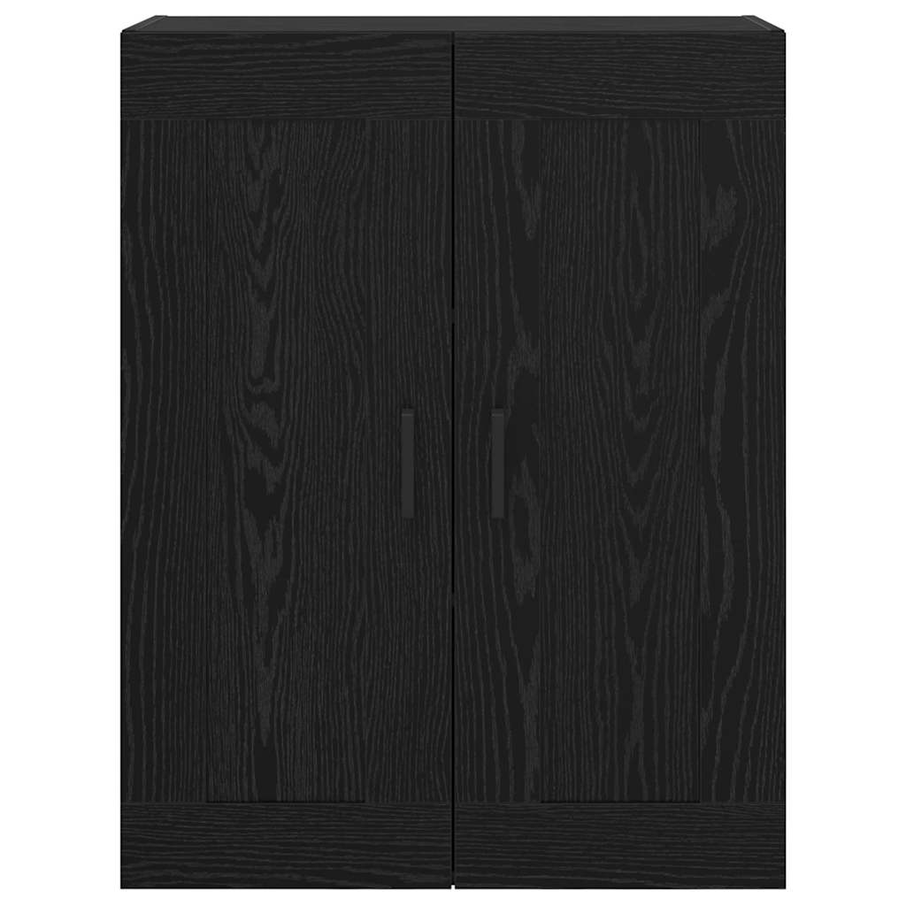 vidaXL Wall Mounted Cabinet Black Oak 69.5 x 34 x 90 cm 4