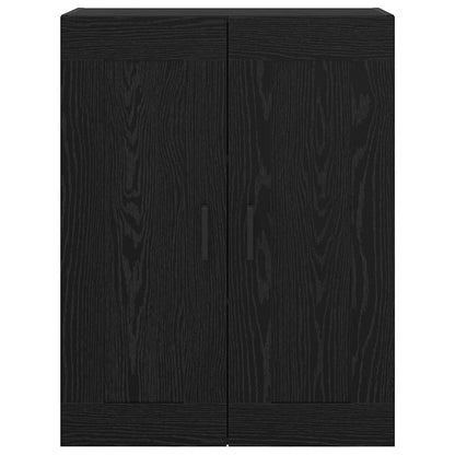 vidaXL Wall Mounted Cabinet Black Oak 69.5 x 34 x 90 cm 4
