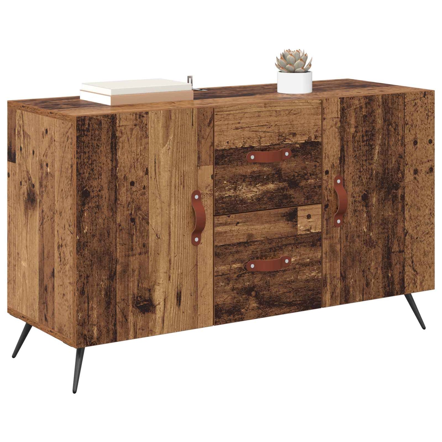 vidaXL Sideboard Old Wood 100 x 36 x 60 cm Engineered Wood 3