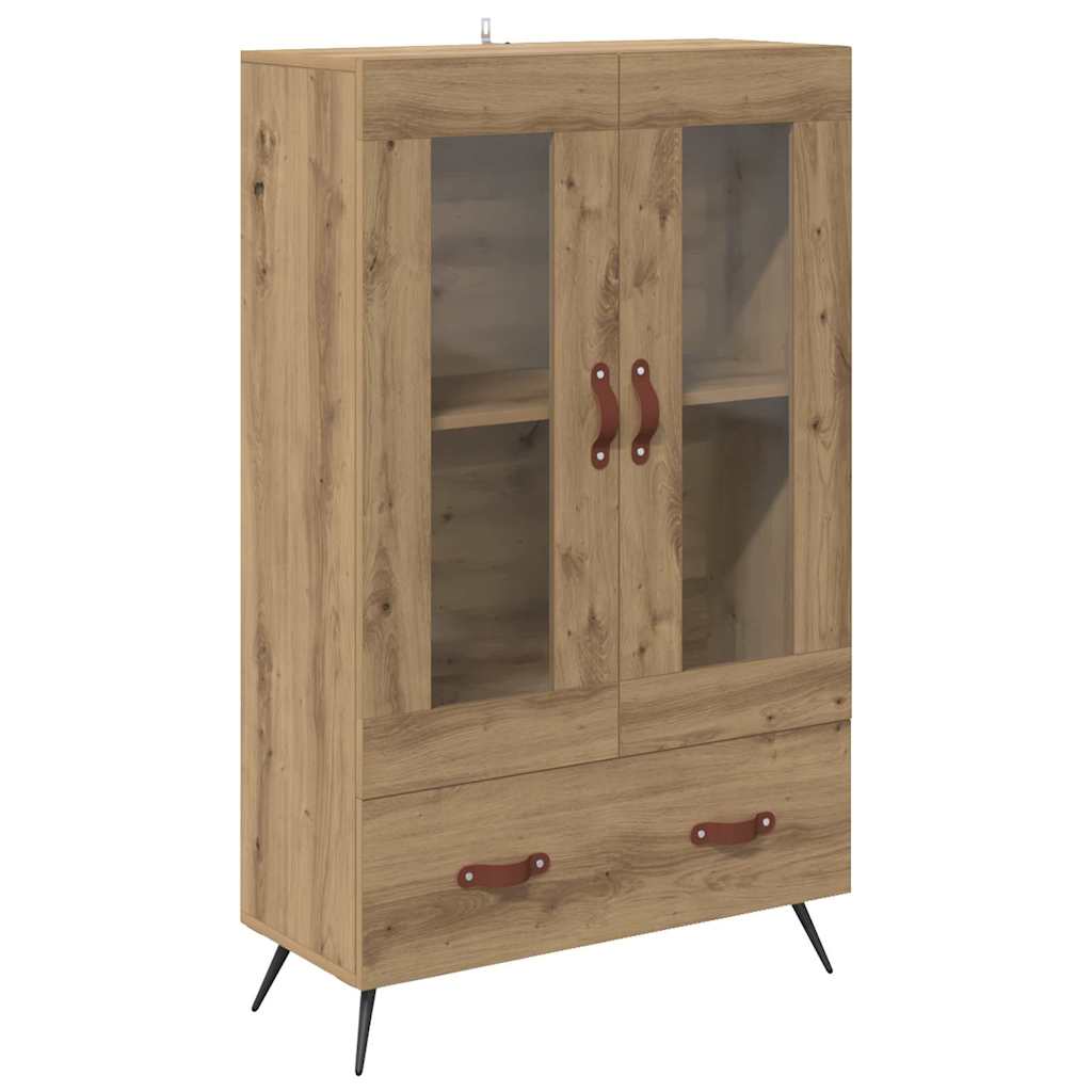 vidaXL Highboard Artisan Oak 69.5 x 31 x 115 cm 2