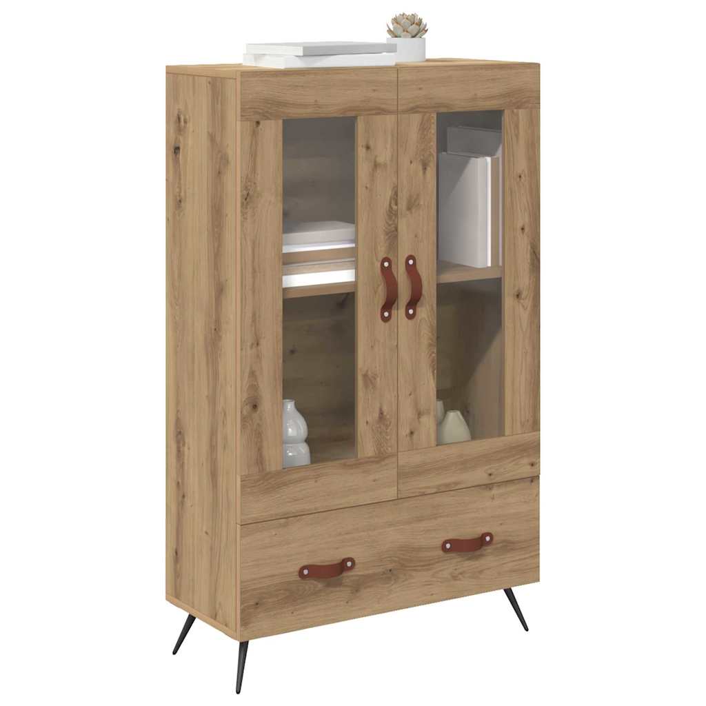 vidaXL Highboard Artisan Oak 69.5 x 31 x 115 cm 3