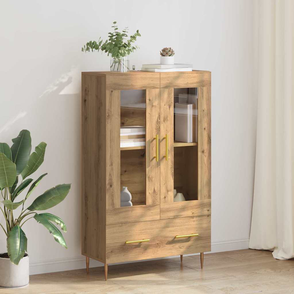 vidaXL Highboard Artisan Oak 69.5 x 31 x 115 cm 1