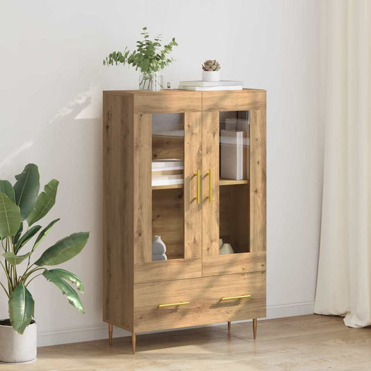 vidaXL Highboard Artisan Oak 69.5 x 31 x 115 cm 1