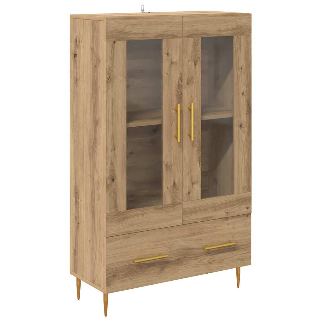 vidaXL Highboard Artisan Oak 69.5 x 31 x 115 cm 2