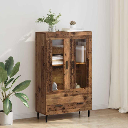 vidaXL Highboard Old Wood 69.5 x 31 x 115 cm Engineered Wood 1