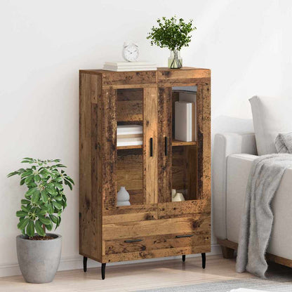 vidaXL Highboard Old Wood 69.5 x 31 x 115 cm Engineered Wood 4
