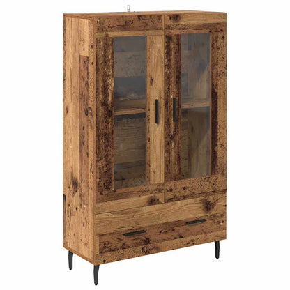 vidaXL Highboard Old Wood 69.5 x 31 x 115 cm Engineered Wood 2