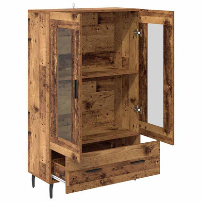 vidaXL Highboard Old Wood 69.5 x 31 x 115 cm Engineered Wood 5