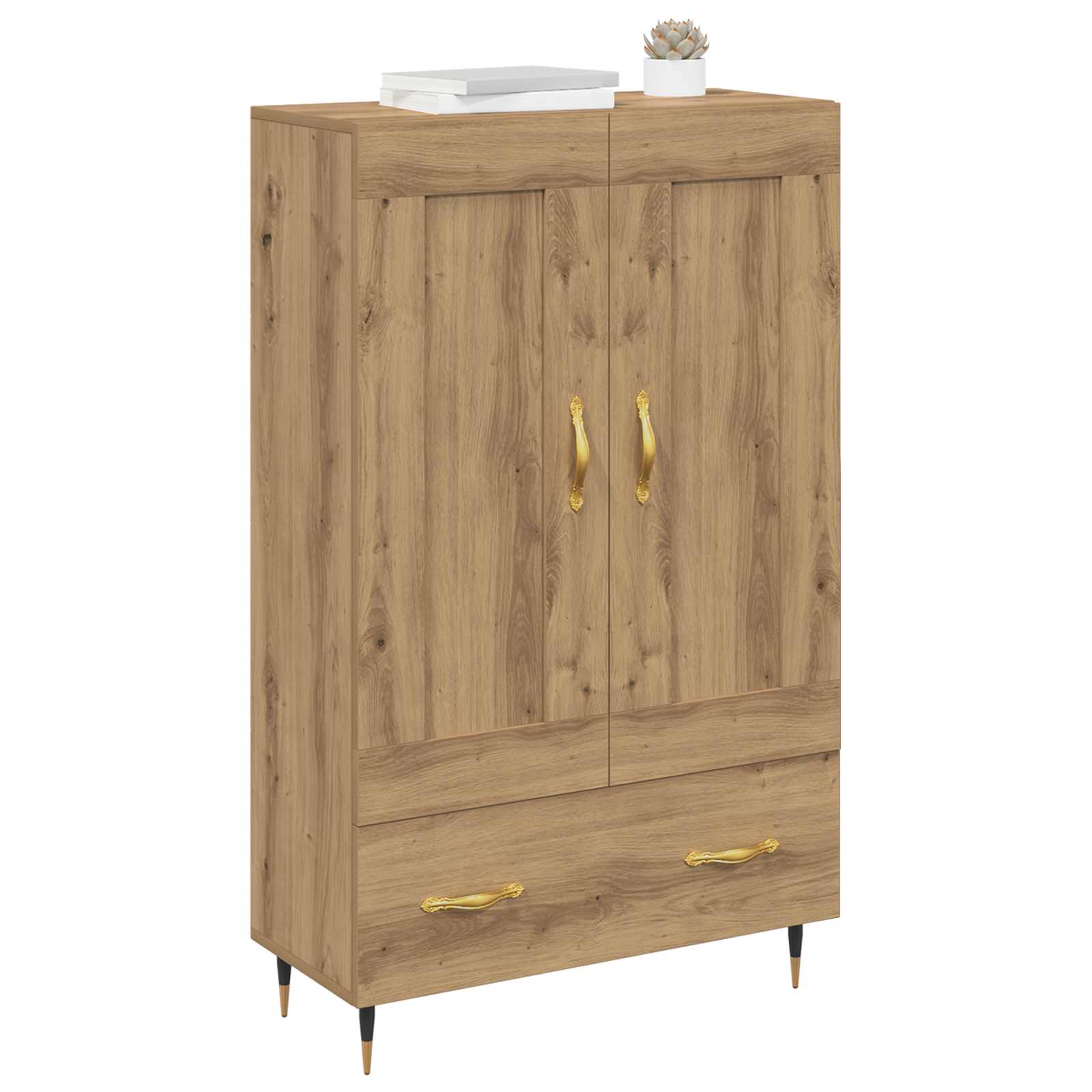 vidaXL Highboard Artisan Oak 69.5 x 31 x 115 cm Engineered Wood 3
