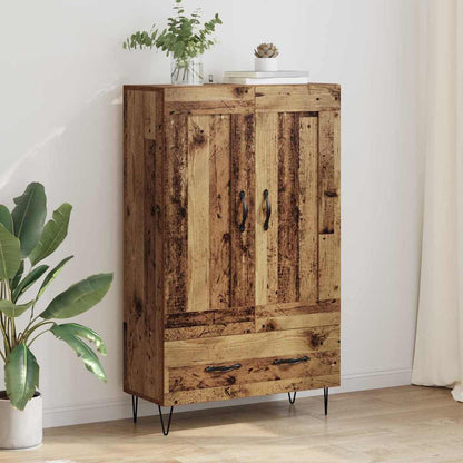 vidaXL Highboard Old Wood 69.5 x 31 x 115 cm Engineered Wood 1