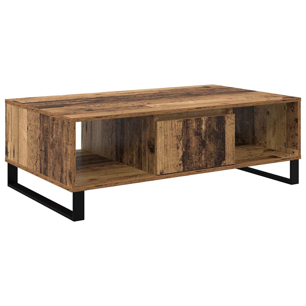 vidaXL Coffee Table Old Wood 104 x 60 x 35 cm Engineered Wood 2