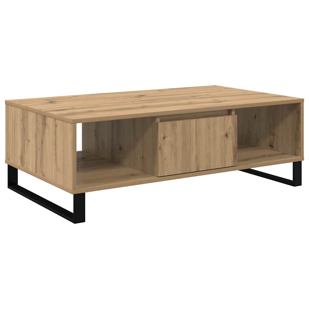 Coffee Table 104x60x35 cm Engineered Wood Artisan oak