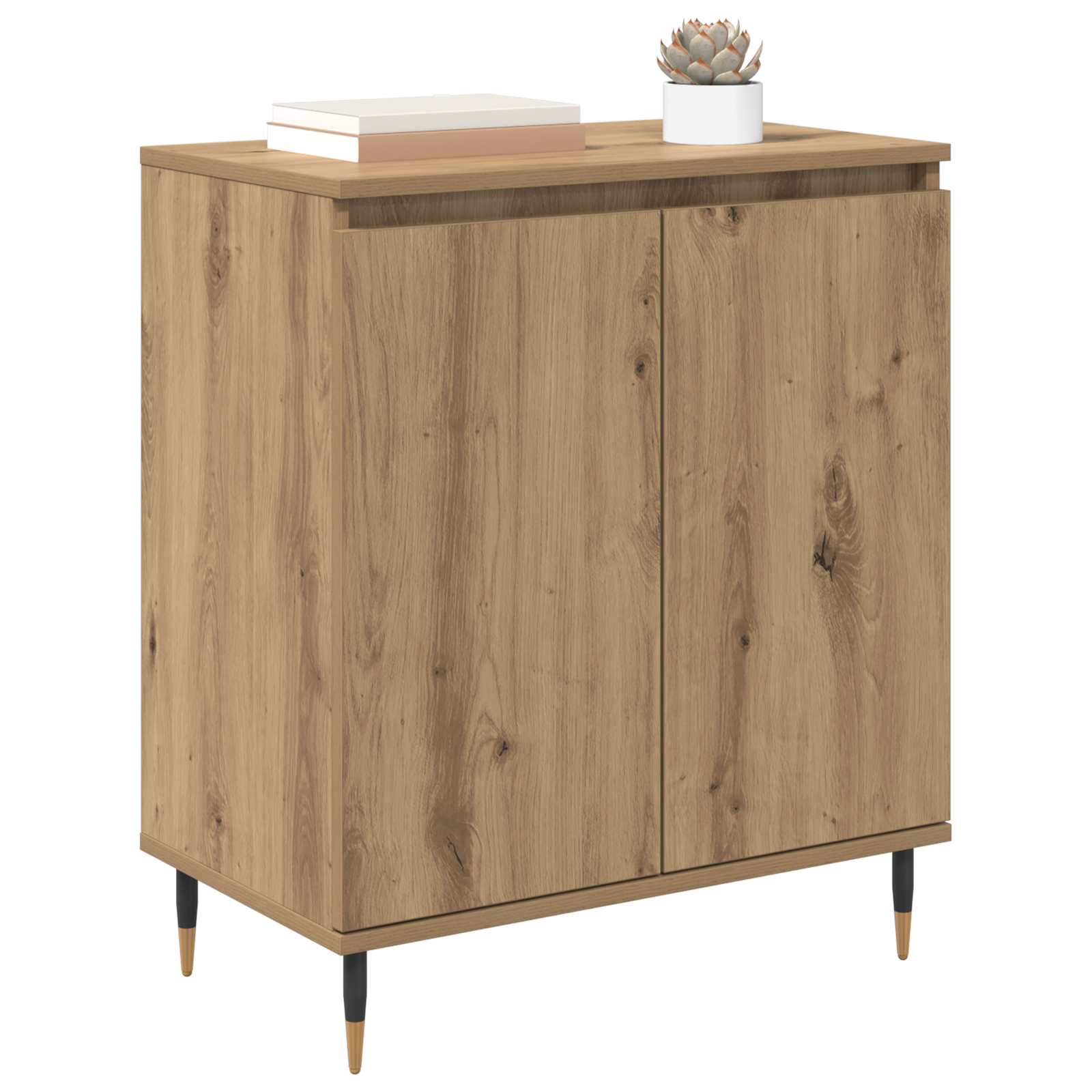 vidaXL Sideboard Artisan Oak 60 x 35 x 70 cm Engineered Wood 3