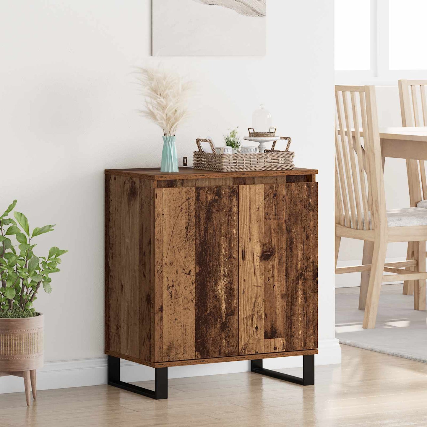 vidaXL Sideboard Old Wood 60 x 35 x 70 cm Engineered Wood 1