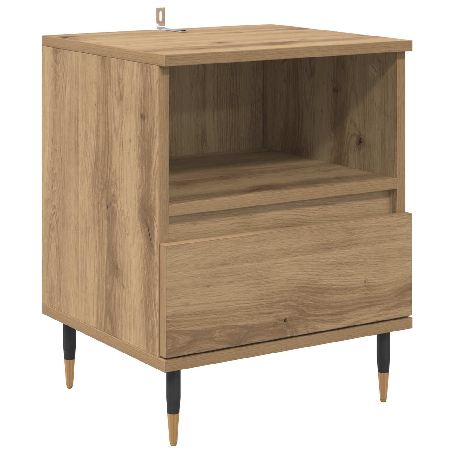 vidaXL Bedside Cabinet 2 pcs Artisan Oak 40 x 35 x 50 cm 6