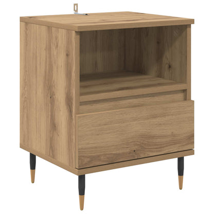 vidaXL Bedside Cabinet 2 pcs Artisan Oak 40 x 35 x 50 cm 6