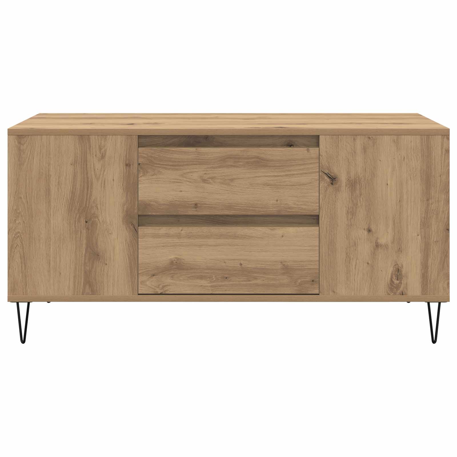 vidaXL Coffee Table Artisan Oak 102 x 44.5 x 50 cm Engineered Wood 6