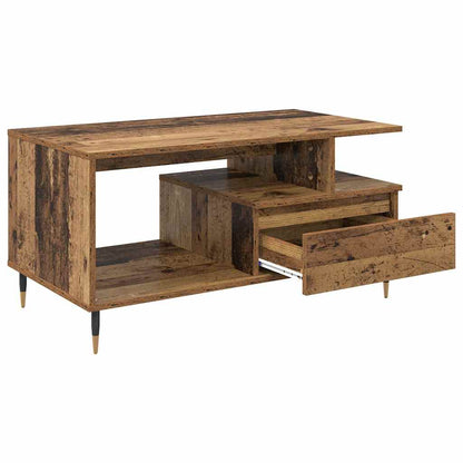 vidaXL Coffee Table Old Wood 90 x 49 x 45 cm Engineered Wood 5