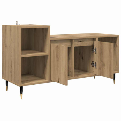 vidaXL TV Cabinet 100 x 35 x 55 cm Artisan Oak Engineered Wood 5