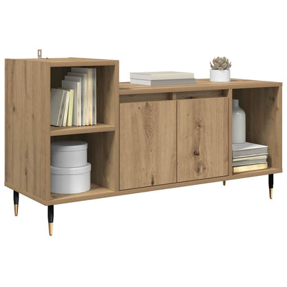 vidaXL TV Cabinet 100 x 35 x 55 cm Artisan Oak Engineered Wood 3