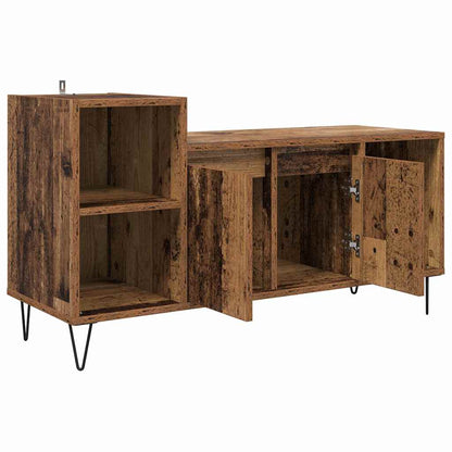 vidaXL TV Cabinet 100 x 35 x 55 cm Old Wood Engineered Wood 5