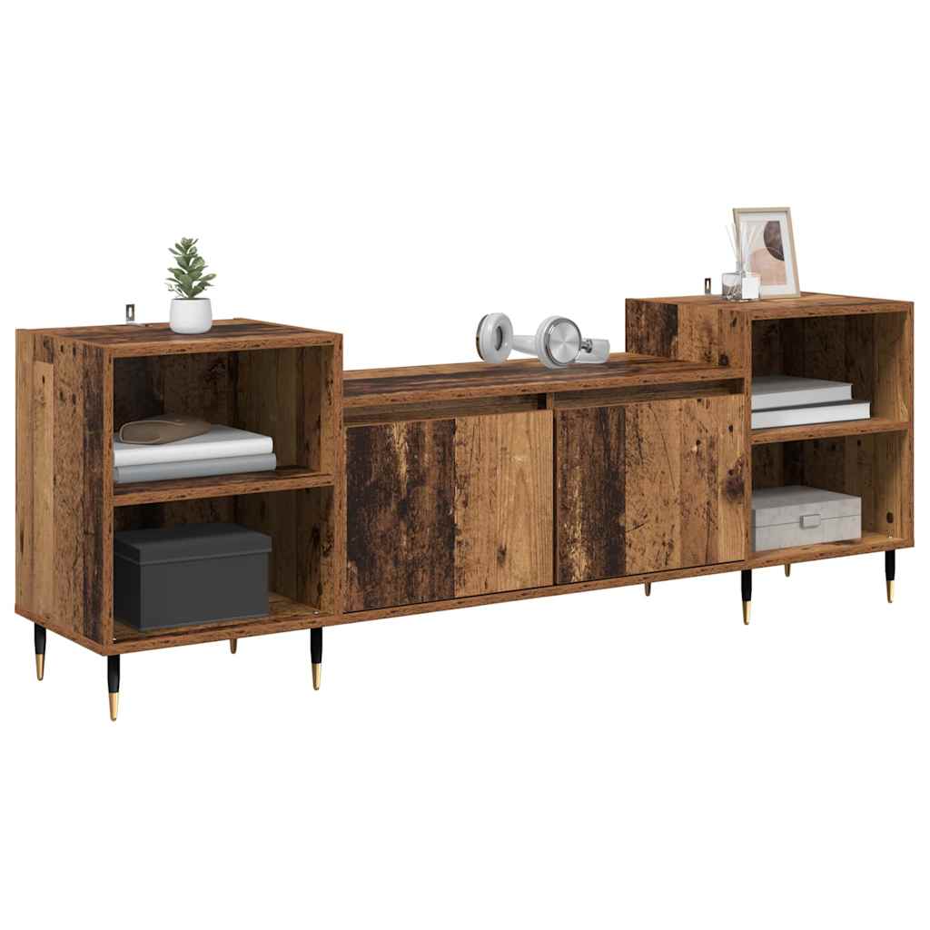 vidaXL TV Cabinet 160 x 35 x 55 cm Old Wood Engineered Wood 3