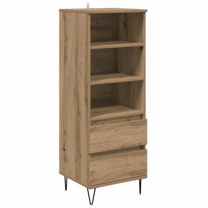 vidaXL Highboard Artisan Oak 40 x 36 x 110 cm Engineered Wood 2