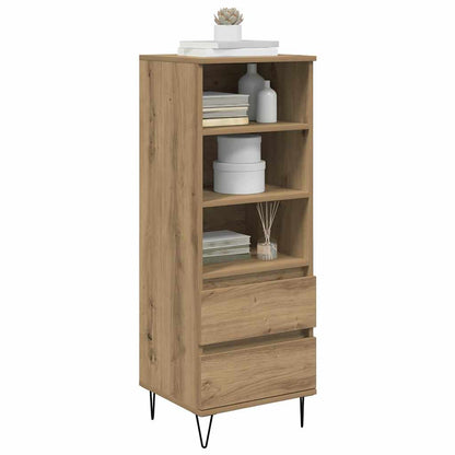 vidaXL Highboard Artisan Oak 40 x 36 x 110 cm Engineered Wood 3