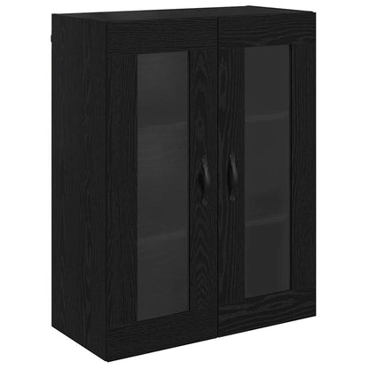 vidaXL Wall Mounted Cabinet Black Oak 69.5 x 34 x 90 cm 2