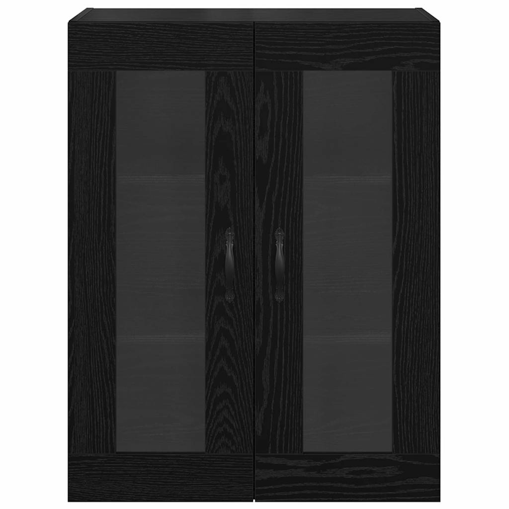 vidaXL Wall Mounted Cabinet Black Oak 69.5 x 34 x 90 cm 6