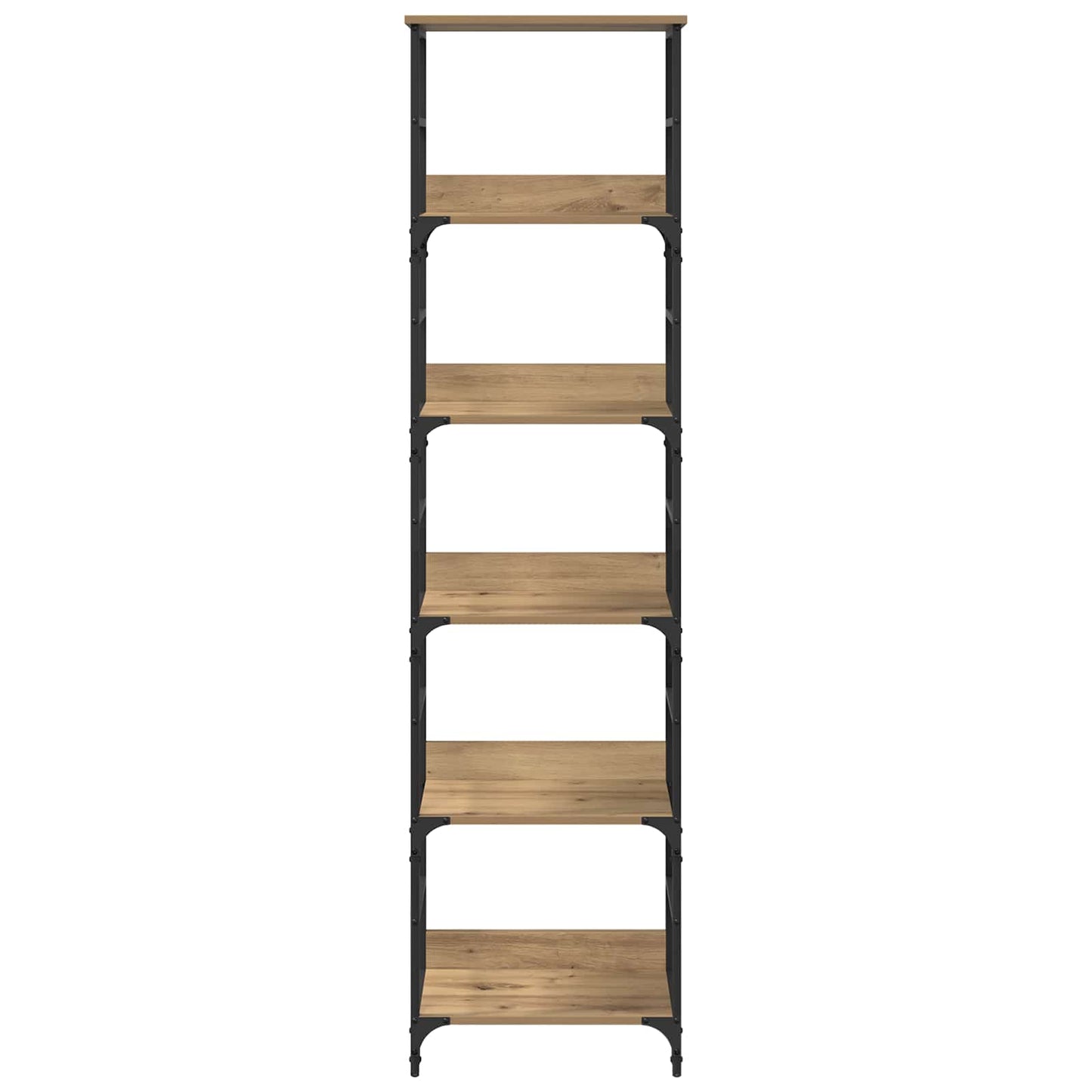vidaXL Bookshelf 5-Tier 50x33x188.5cm Engineered Wood Artisan Oak 5