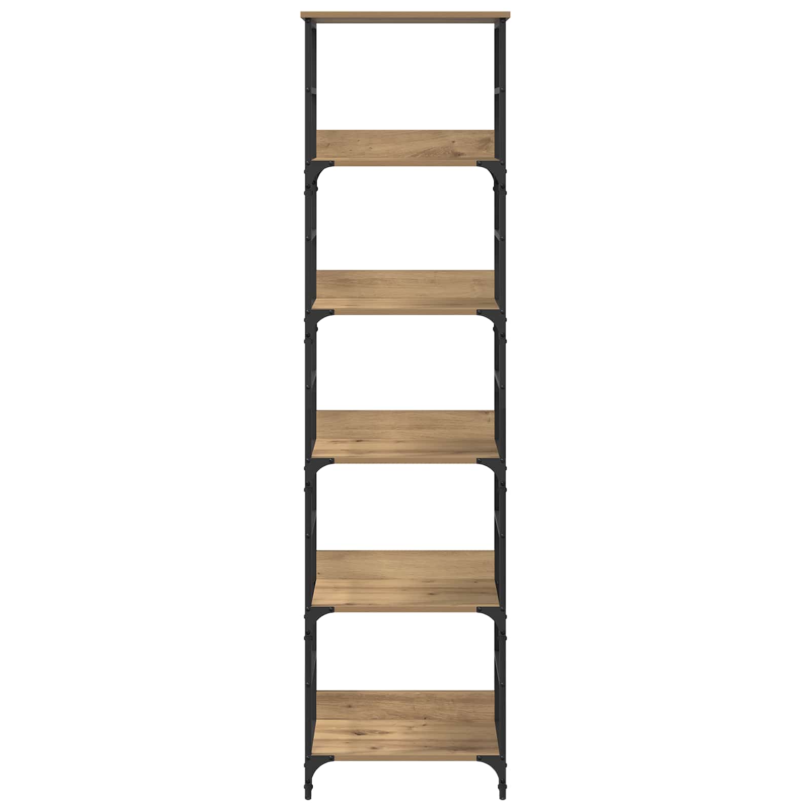vidaXL Bookshelf 5-Tier 50x33x188.5cm Engineered Wood Artisan Oak 5