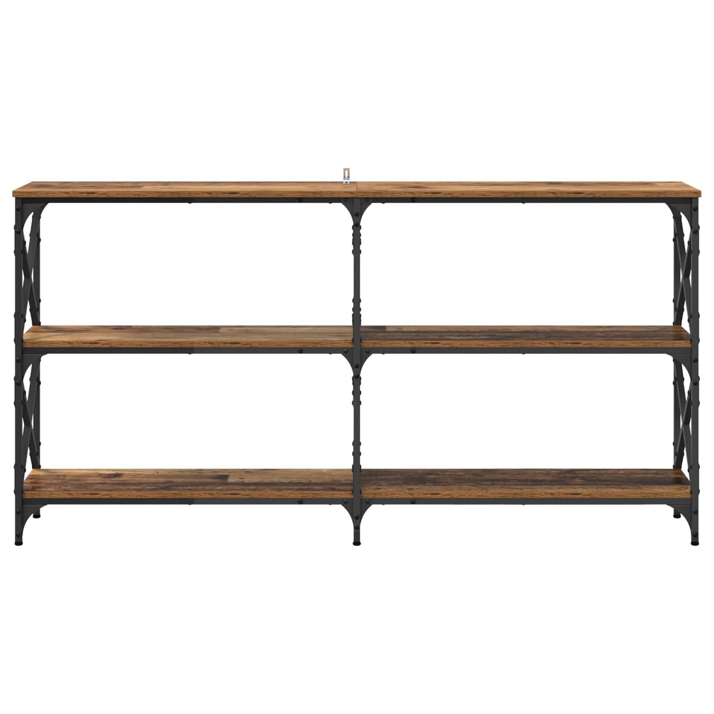 vidaXL Console Table Old Wood 156 x 28 x 80.5 cm Engineered Wood 5